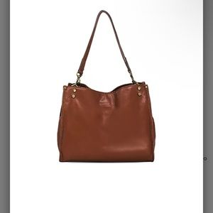 🌼LENOX TRIPLE ENTRY SATCHEL in BRANDY🌼